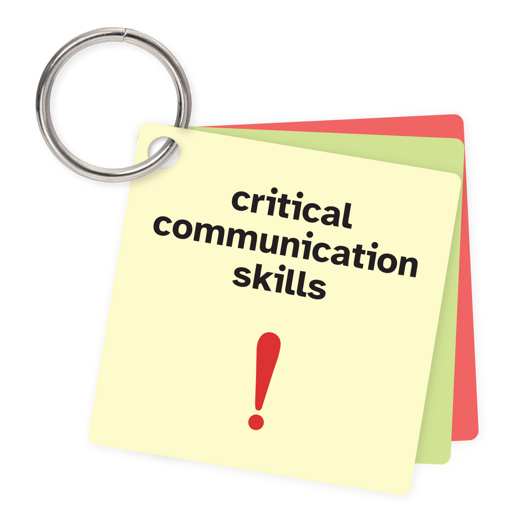 Critical Communication Skills Keychain