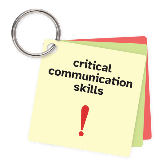 Critical Communication Skills Keychain