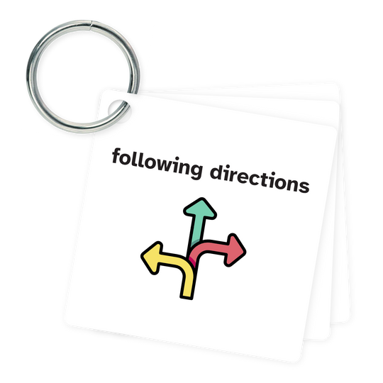 Following Directions Keychain